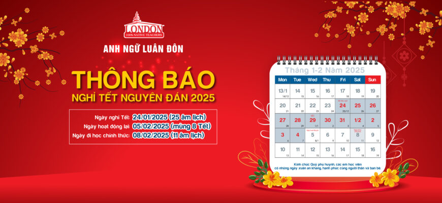 lịch nghỉ Tết 2025