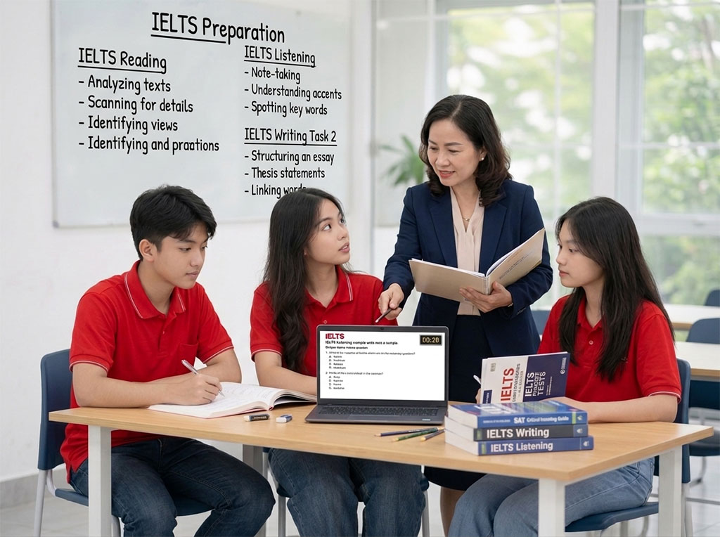 dam bao ket pet fce ielts